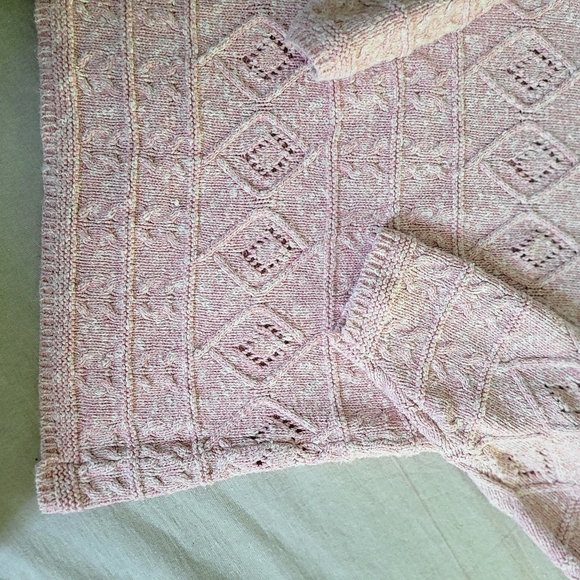 Vintage 80s Oversized Pink Sweater - Picture 10 of 10